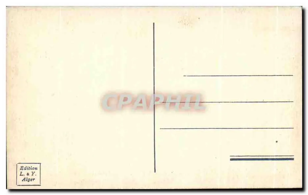 Argel — A Prefeitura — Edição L. & Y. Alger, n° 74 - Verso