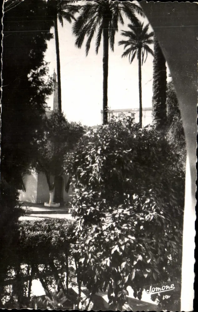 Jardins da Comuna mista — Laghouat — Edição Jomone - Frente