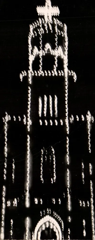Igreja iluminada — Saida, Argélia — Editions Photo-Africaines, n°31 - Frente