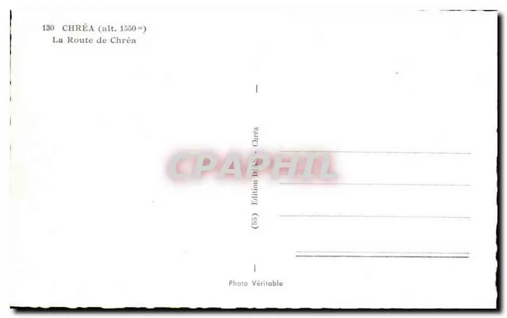 च्रेया (एल्ट. 1550 मीटर) — च्रेया के रास्ता — संस्करण D.155 - पीछे