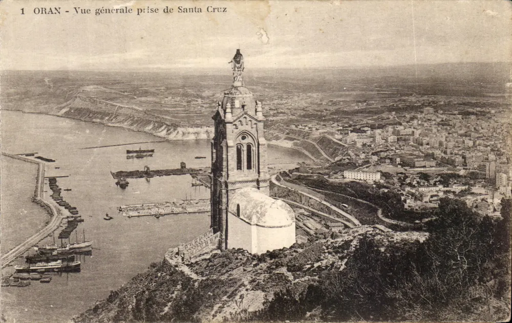Oran — Vue générale prise de Santa Cruz — Éditeur Continental, Oran, n°1 - Vorderseite