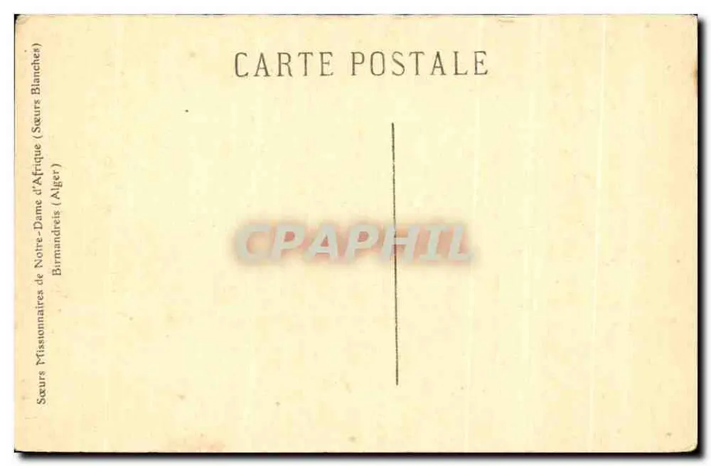 Mutterhaus der Missionsschwestern der hl. Jungfrau von Afrika — Éditeur Missions d'Afrique, n° de série non visible - Rückseite