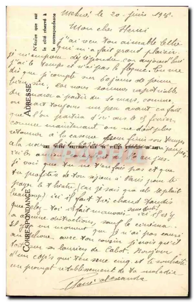 Músico Árabe — Cenas & Tipos n°267 — ND - Verso