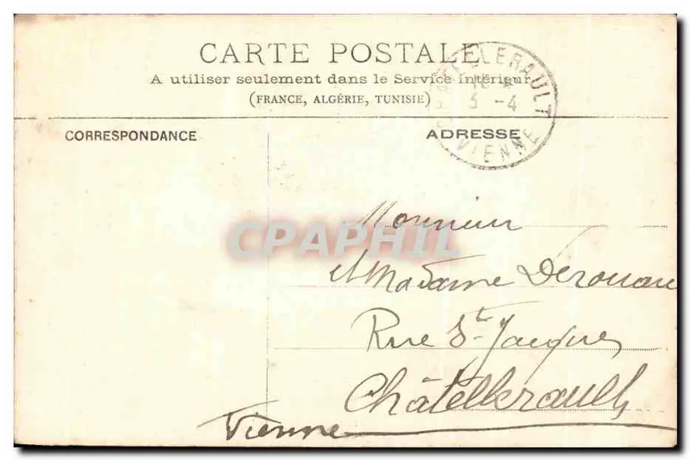 Arco triunfal de Besançon — gravura histórica — J. Liard, Edit. Besançon - Verso