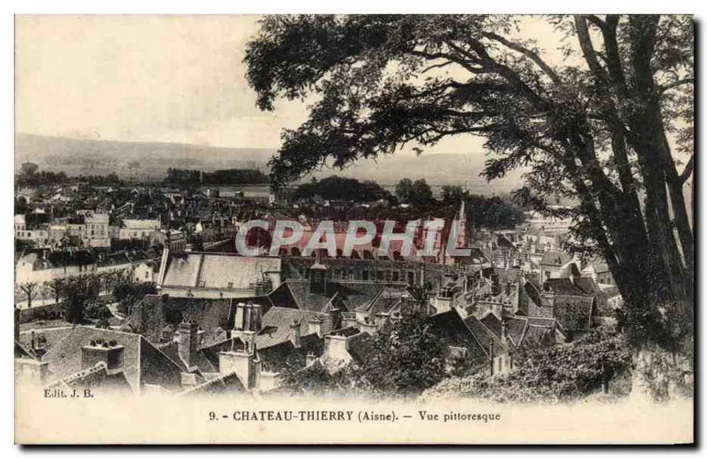 Château-Thierry (Aisne) — Vista pitoresca — Edit. J. B. n°9 - Frente