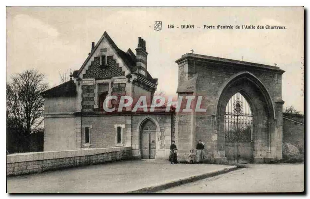 Dijon — Eingang zum Asyl der Chartreux — Nr. 135 - Vorderseite