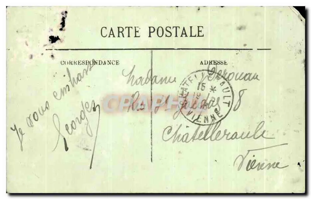 Dinard — Coup de Vent en Rade — LL. - Achterkant