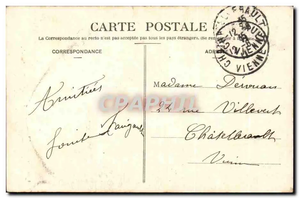 Champigny-sur-Veude — Das Chor der Kapelle — Dando-Berry, Loudbun - 474 - Rückseite
