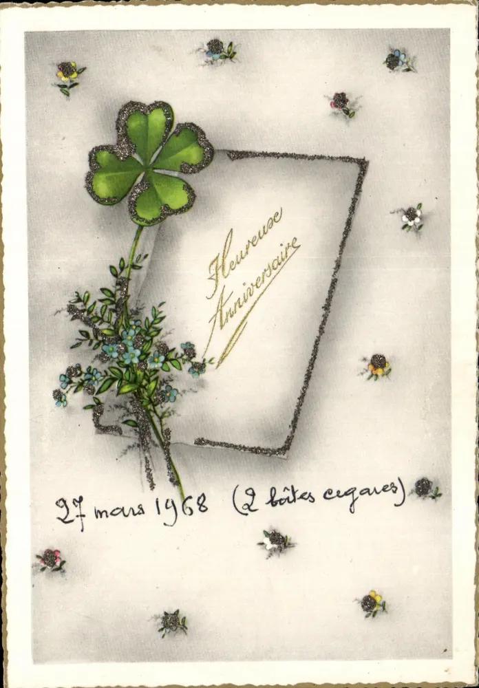 Anniversaire — 24 mars 1968 — (2 boîtes cègares) — Nr. 4699 - Frente