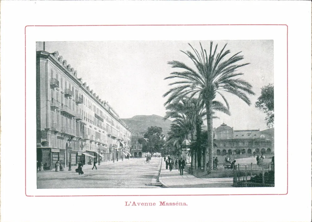 A Avenida Masséna — Nice — n° de série não visível - Frente