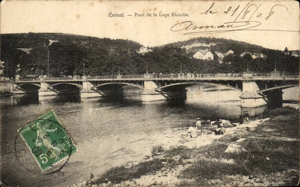 Épinal — Brücke der Weißen Lodge — Verlag Stablin, Nr. 46 - Vorderseite