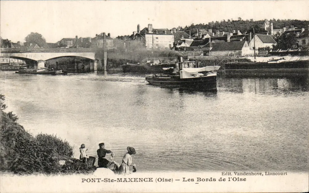 Pont-Saint-Maxence (Oise) — Die Ufer der Oise — Verlag Vandenhove, Liancourt - Vorderseite