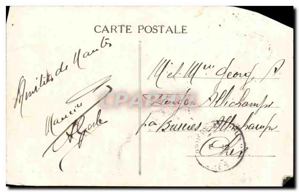 NANTES - Bahnhof der Bourse - Abfahrt des Schnellzugs nach Paris — Sammlung F. Chapeau, Nantes - 8. Tausend - Rückseite