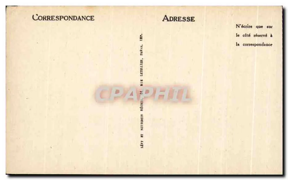 Remiremont — Le Sentier des Gardes — N.D. - Verso