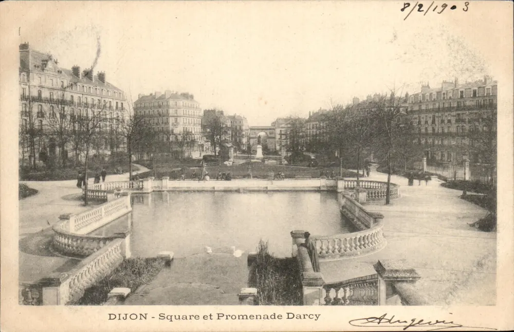 Dijon - Praça e Promenade Darcy — Alugueri, número de série ilegível - Frente