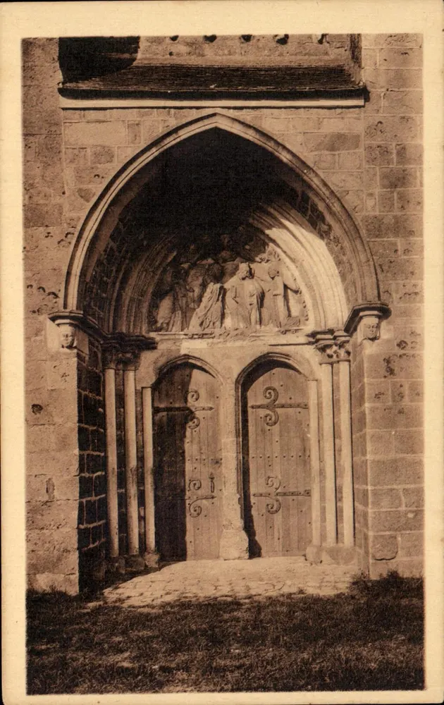 Südtor der Kirche von Rampillon — XII. und XIII. Jahrhundert — E. Mignan, Nangis, Seine-et-Marne - Vorderseite