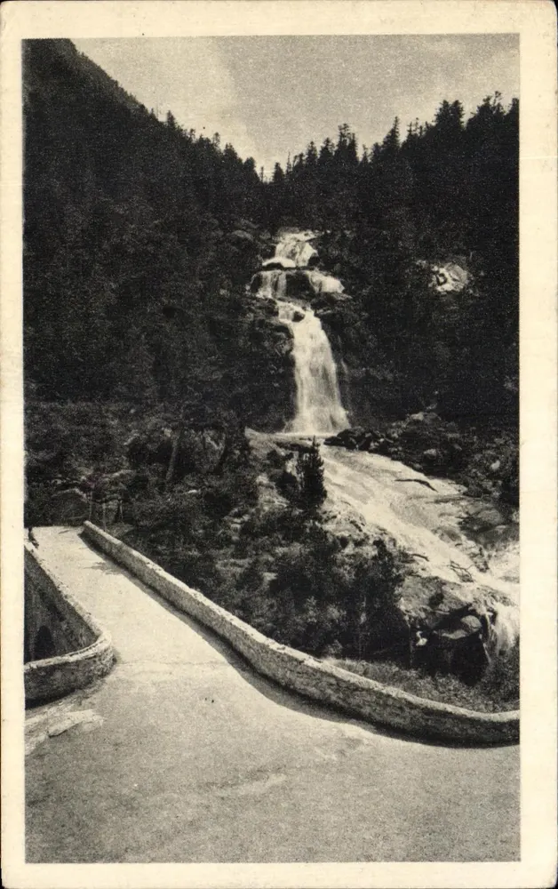 Waterfall van de Brug van Spanje — Cauterets — Kunstuitgaven C. L. D. (Bouliès) - Voorkant