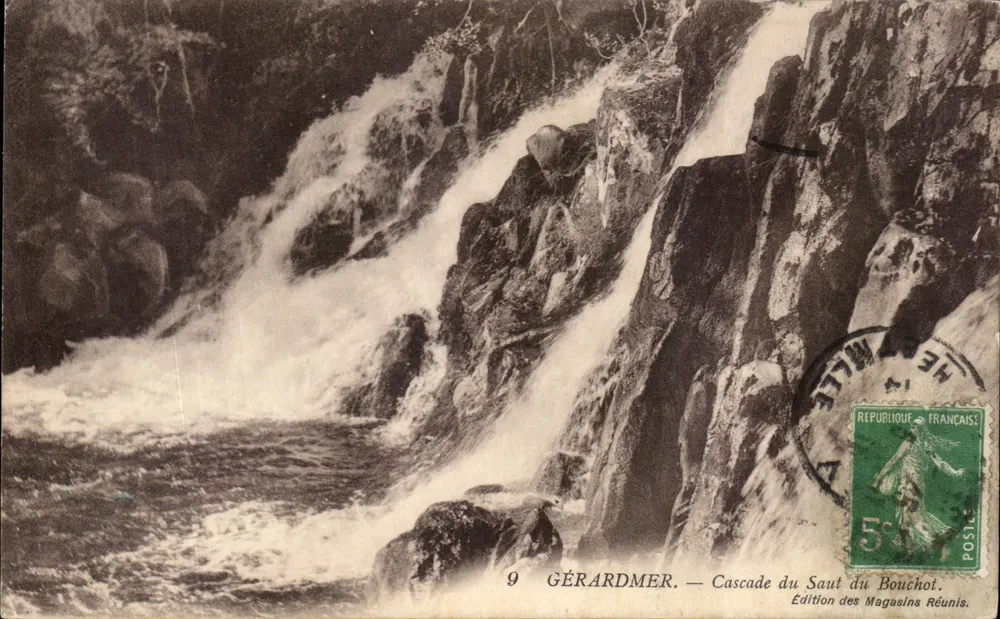Gérardmer — Cascata do Saut du Bouchot — Édition des Magasins Réunis - Frente