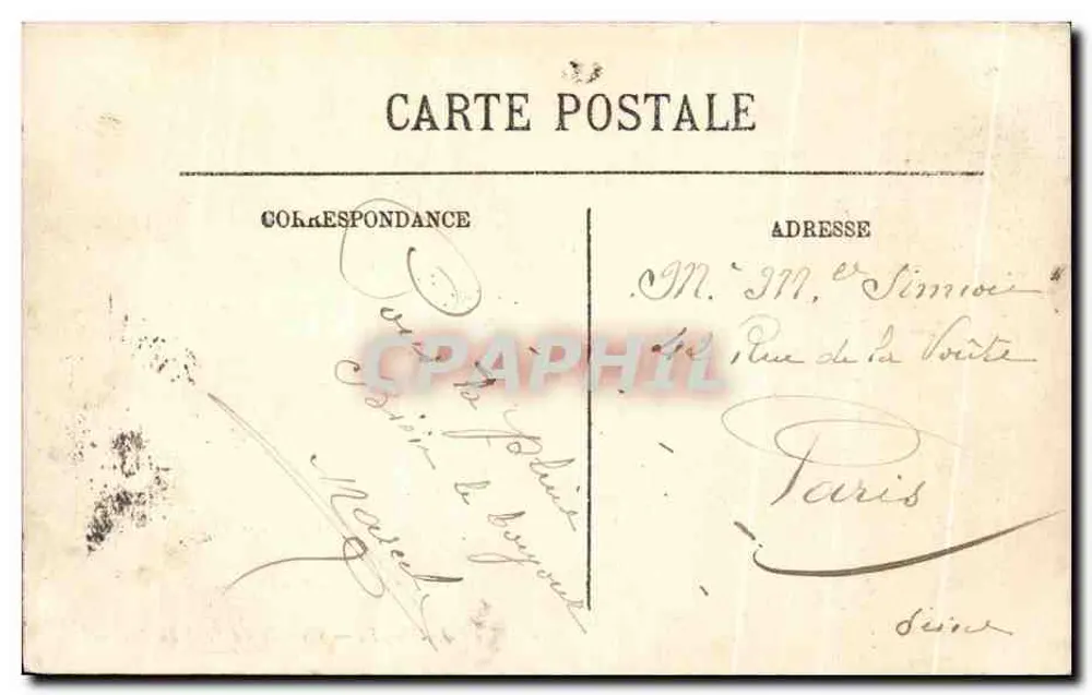 Gérardmer — Cascata do Saut du Bouchot — Édition des Magasins Réunis - Verso