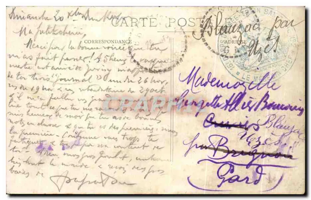 Berck-Plage — Grand Kursaal — GaUTHIER Frères, Proprietários-Diretores - Verso