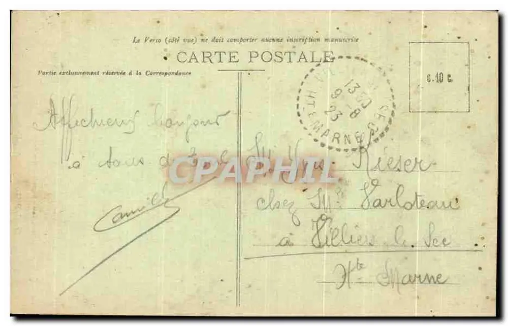 Toul Pittoresque — A Catedral — Gerdolle e Briquet, editores, Teul - Verso