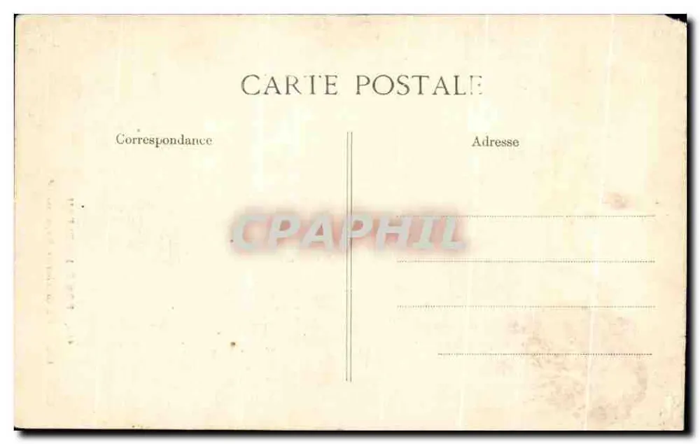 Fontainebleau — Chambre à coucher de Napoléon Ier — Éditeur : n° de série 580 visible - Rückseite