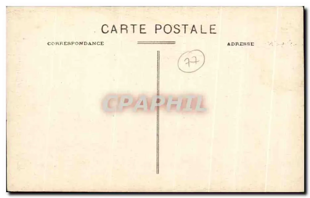 Fontainebleau — Monumento Carnot — editor Badet, n°8 - Verso