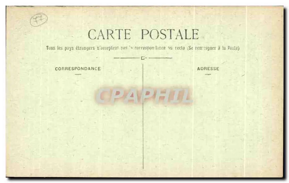 Palast von Fontainebleau — Studierzimmer des Papstes — n°48 - Rückseite