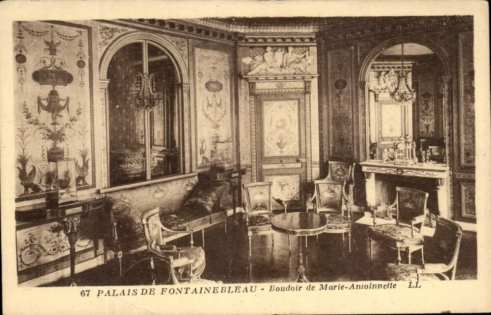 Schloss Fontainebleau — Boudoir von Marie-Antoinette — LL - Vorderseite