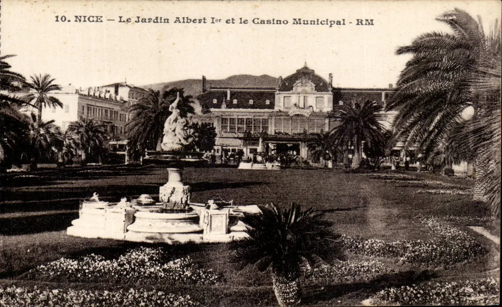 Nice — Le Jardin Albert Ier und das Casino Municipal — RM - Vorderseite