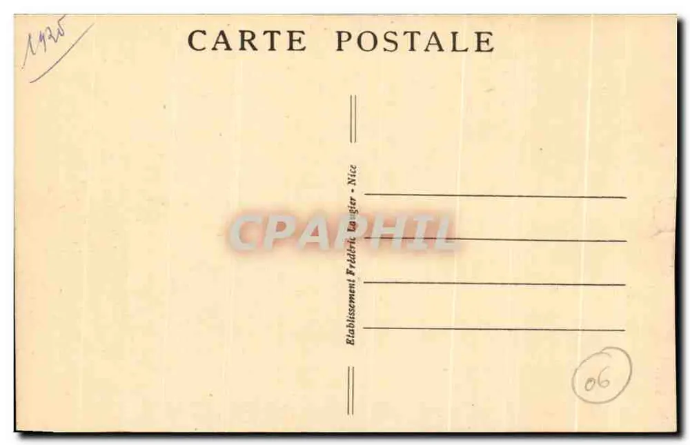 Nice — Les Jardins Albert Ier et la Jetée-Préoménade — FL. — n°259 - Rückseite