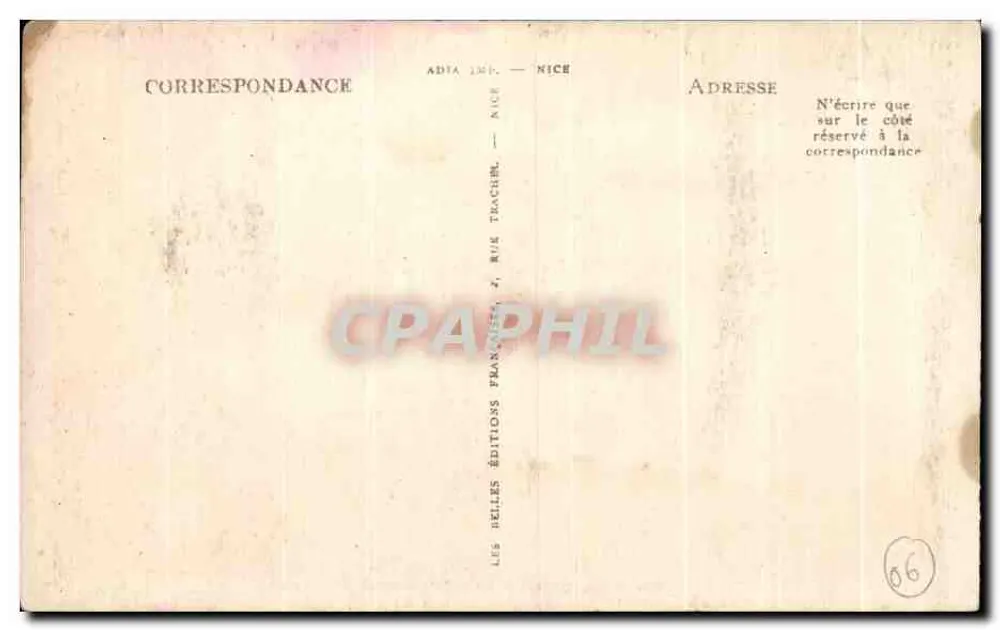 NICE — Eingang zum Hafen — Panoramablick — Éditions Les Belles Éditions, n°250 - Rückseite