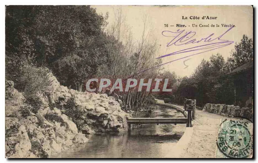 Nice - Ein Kanal der Vésubie — Verlag: La Côte d'Azur, Nr. 78 - Vorderseite