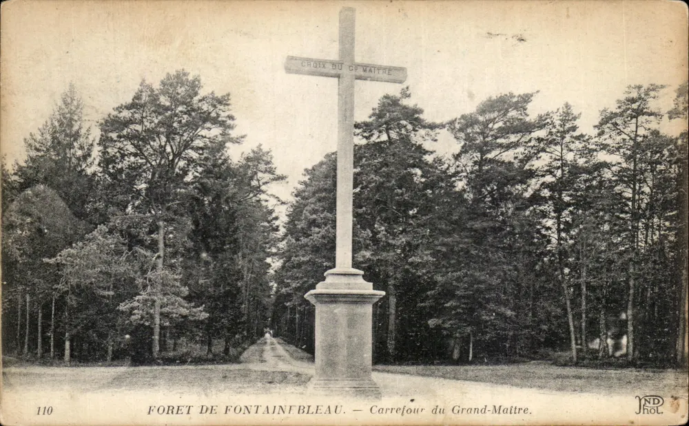 Kreuz des Großmeisters — Kreuzung des Großmeisters — Forêt de Fontainebleau - Vorderseite