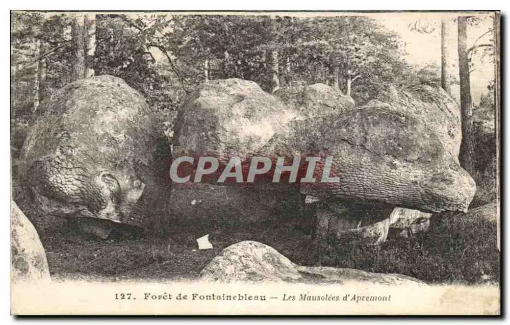 Forêt de Fontainebleau — Die Mausoleen von Apremont — n°127 - Vorderseite