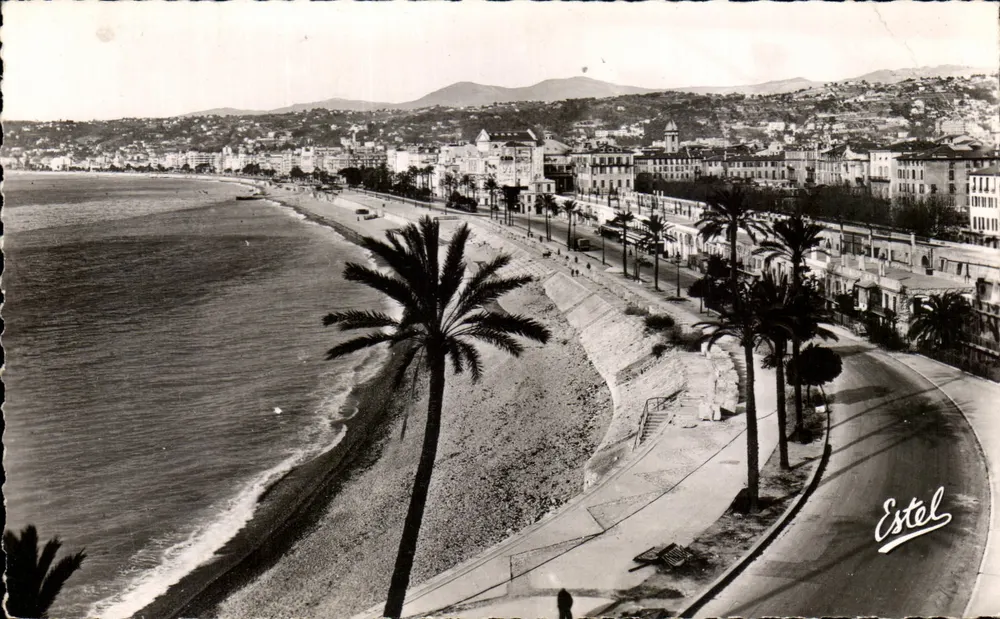 Nizza — Ansicht des Quais des États-Unis — Estel - Vorderseite