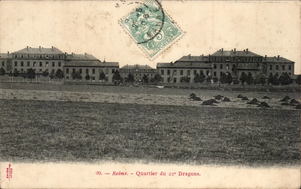 Reims — Bairro do 22º Dragons — Editor Reims, n° 99 - Frente