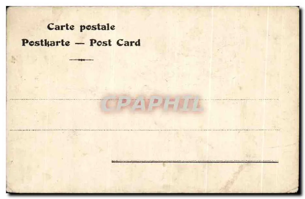 Femme alsacienne — en costume traditionnel avec coiffe à larges plis — éditeur non identifié - Achterkant