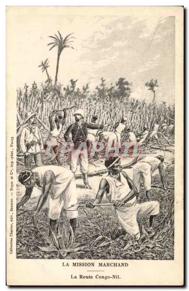 La Missie Marchand — De Route Congo-Nil — uitgever Royer et Cie, Nancy - Voorkant