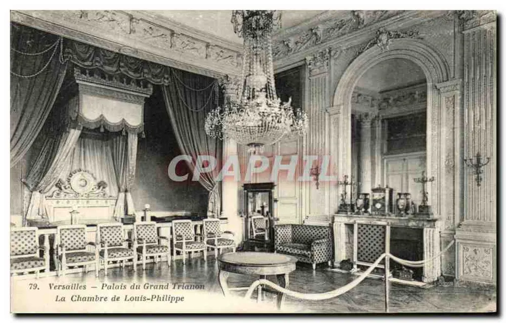 Versailles – Palast des Grand Trianon – Das Zimmer von Louis-Philippe - Vorderseite