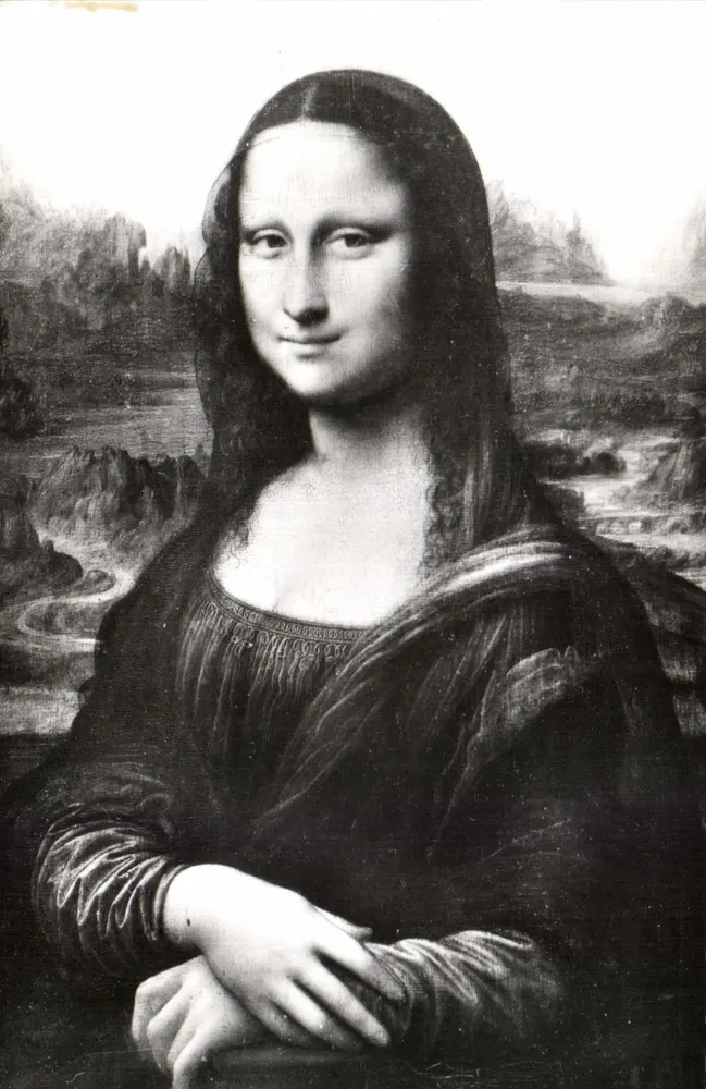 A Mona Lisa — Leonardo da Vinci — Edição E.R. Paris - Frente