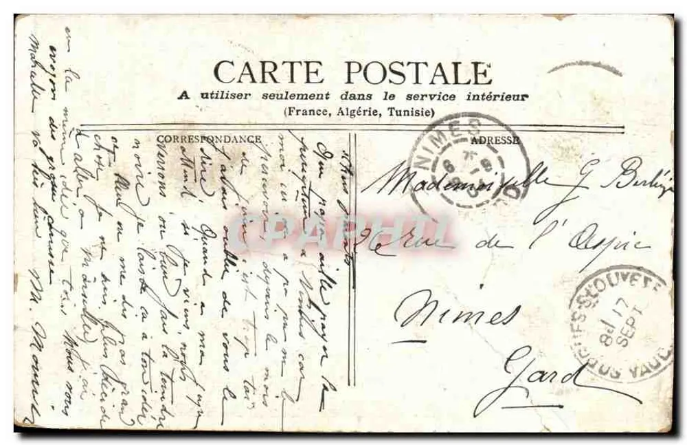 Deux actrices dans l'opéra Tannhäuser — scène de l'Opéra (Tannhäuser) — éditeur Carré & Zucche, imprimé sur la carte - Verso