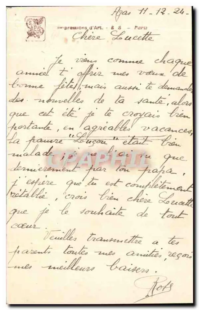Montenard - Jesus und die Samaritanerin — Salons de Paris, n° 552 - Rückseite