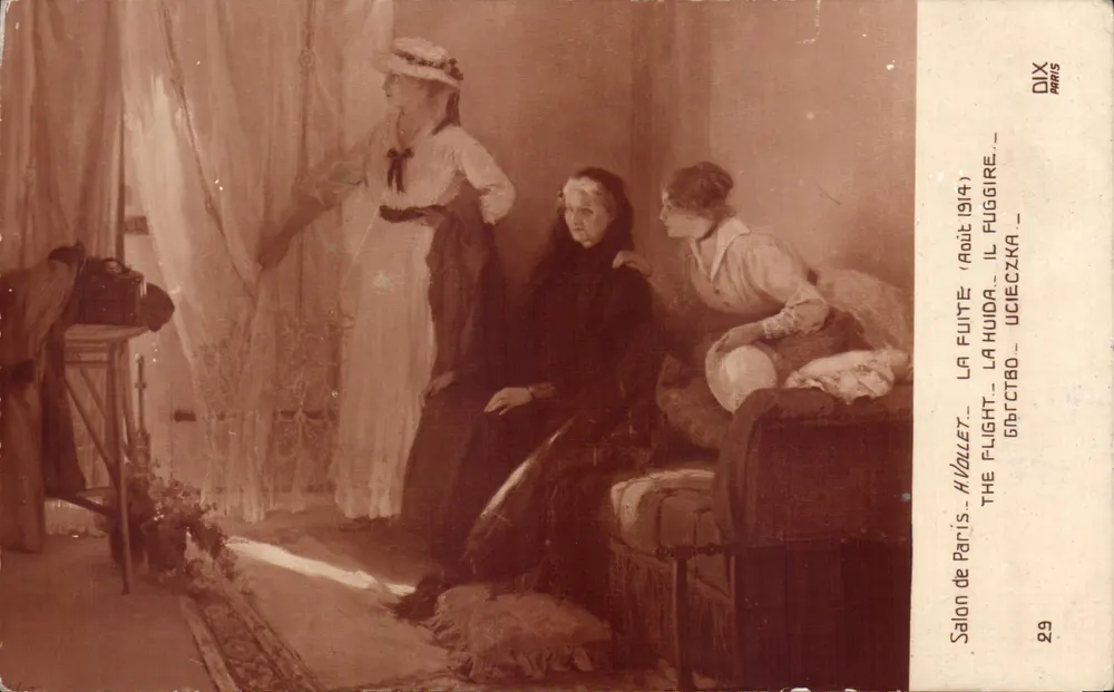 Die Flucht - H. Vallot - Salon de Paris - DIX Paris 29 - Vorderseite