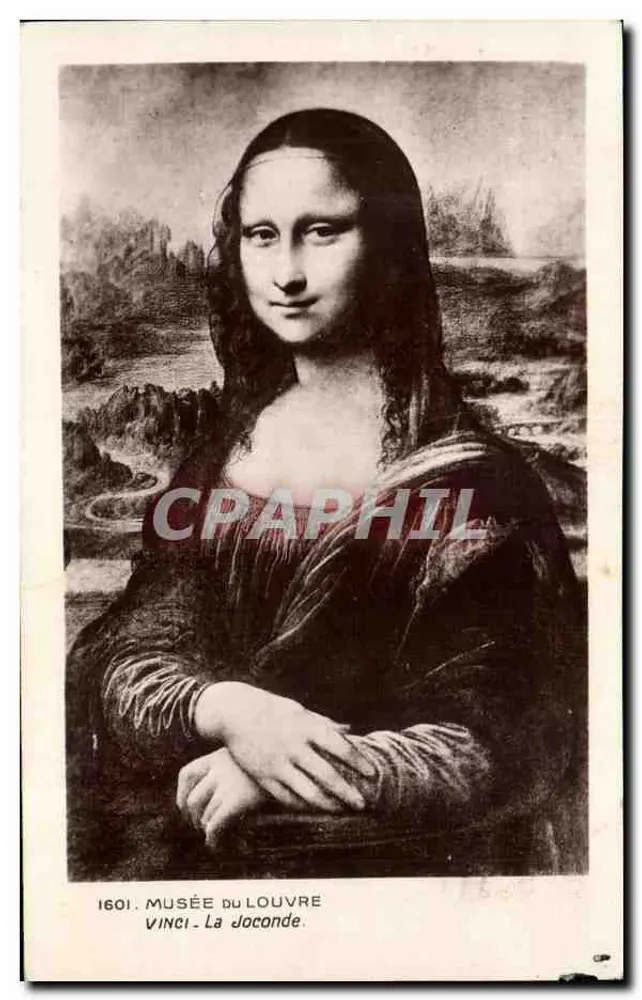 Die Mona Lisa — Louvre-Museum — Edition der Nationalmuseen - Vorderseite