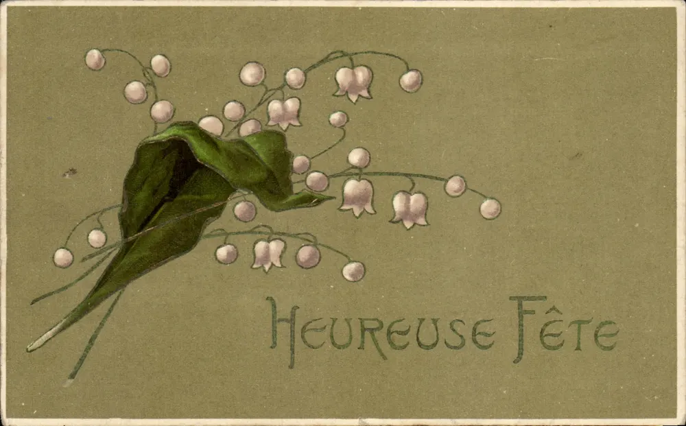 Muguet — Frohe Feier — Serie 6030 - Vorderseite