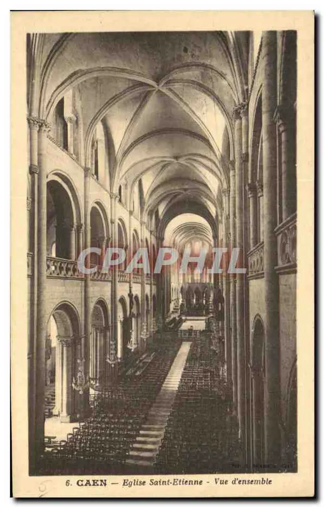 Caen — Igreja de São Etienne — Vista geral - Frente
