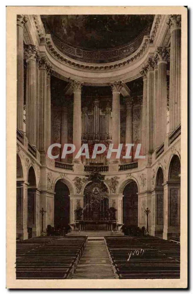 Die Kapelle des Palastes, Versailles — ein Meisterwerk von Mansart — Kunstausgabe YVON - Vorderseite