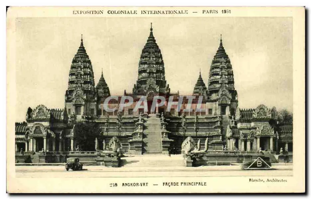 Angkor Wat — Hauptfassade — Blanche, Architekten - Vorderseite