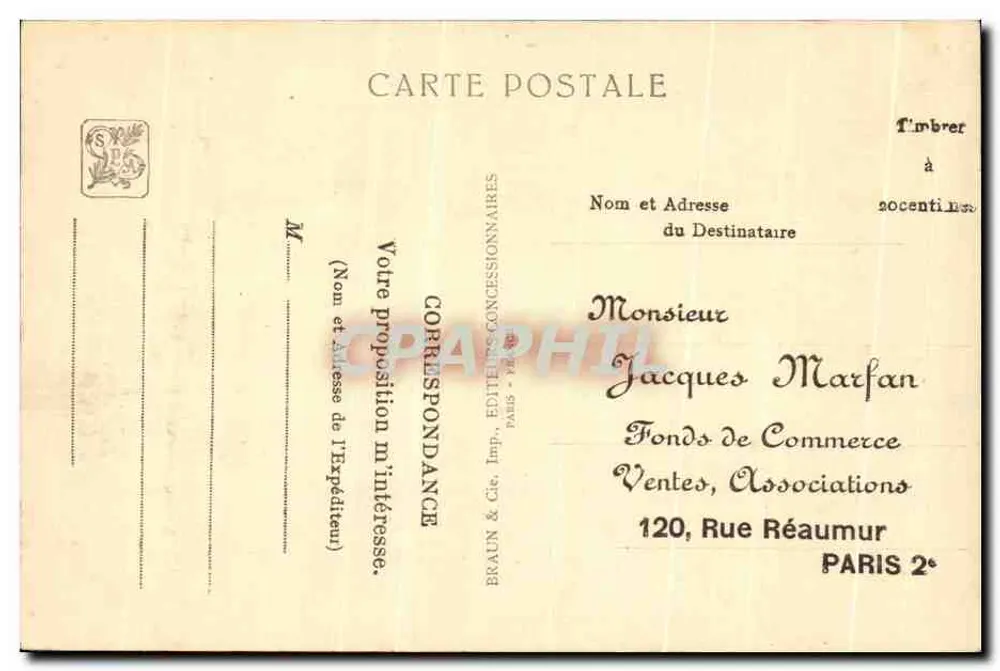 Internationale Kolonialausstellung — Paris 1931 — Kamerun Togo — Grand Palais — L. H. Boileau & Carrière, Archs. - Rückseite